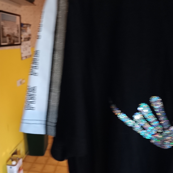 VS Pink NWOT htf "Ghosting You" bling ✨️ fun t-shirt. L - Picture 3 of 10